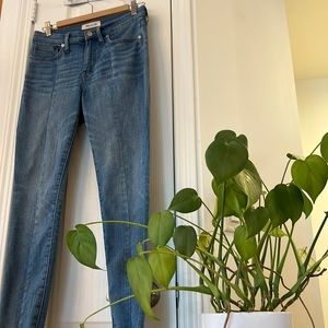 SOLD | Madewell 9” High Rise Skinny Deconstructed Hem